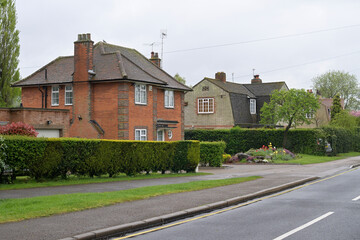 Fototapeta premium イギリスの田園都市：ウェリン・ガーデンシティの街並み