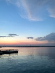 Obraz premium sunset over the sea