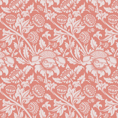 Chrysanthemum flower pattern ornament background