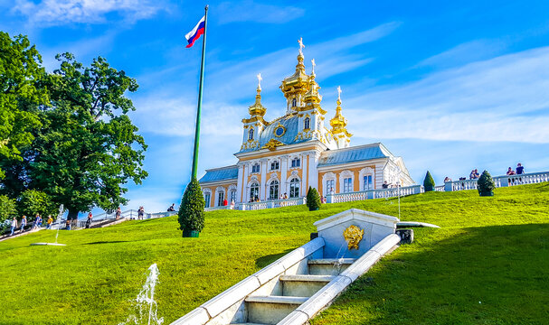 Church of the Grand Palace. Peterhof, St. Petersburg, Russia