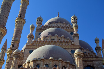 Fototapeta na wymiar Old Market Mosque - Sharm El Sheikh - Al Sahaba Mosque.