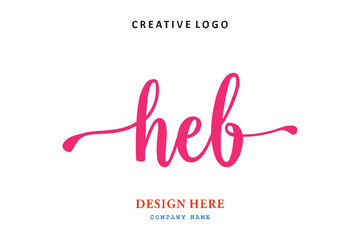 HEB lettering logo is simple, easy to understand and authoritative