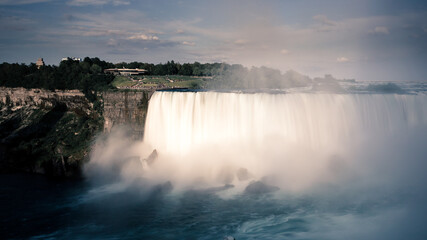 View over Niagara Falls during summer, Canada