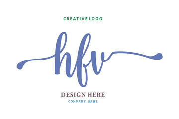 HFV lettering logo is simple, easy to understand and authoritative