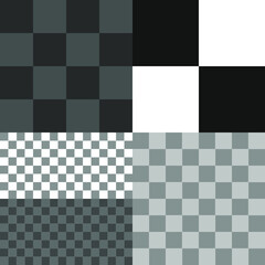 Transparent grid, monochrome seamless background pattern, vector illustration
