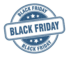 Fototapeta premium black friday stamp. black friday label. round grunge sign