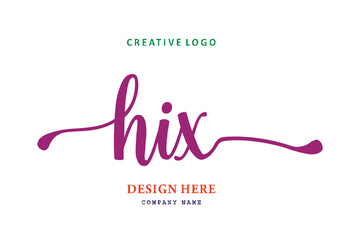 HIX lettering logo is simple, easy to understand and authoritative