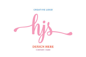 HJS lettering logo is simple, easy to understand and authoritative