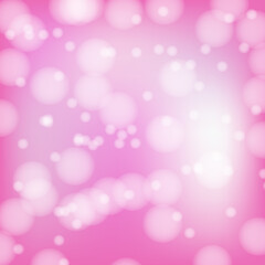 Pink bright glow bokeh. Boken picture.
