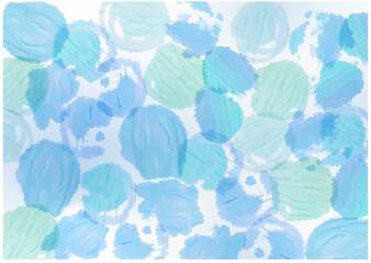 watercolor_background 水色の水玉 水彩背景

