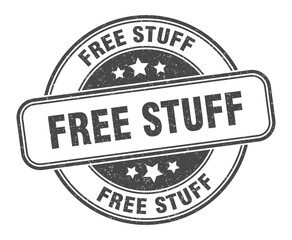 free stuff stamp. free stuff label. round grunge sign