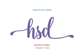 HSD lettering logo is simple, easy to understand and authoritative