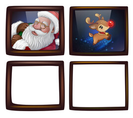 Christmas photo frames