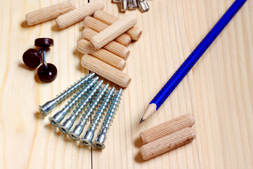 Assembly tools for a furniture to assemble by home master.