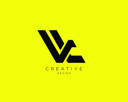 Creative and Minimalist Letter VL Logo Design Using letters V and L , VL Monogram