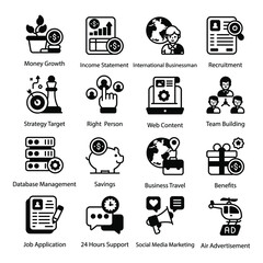 
Financial Services Filled Icons Pack 
