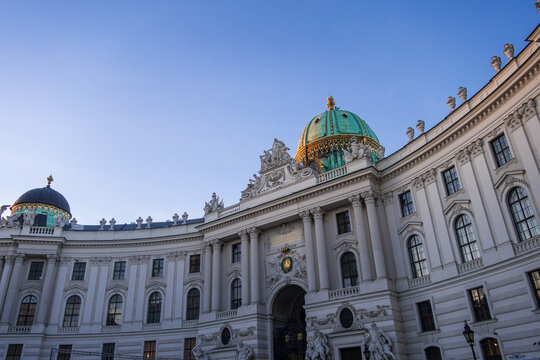 Michaelerplatz bei Sonnenaufgang