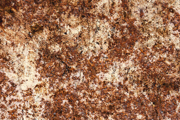 Rust background. Metal corrosion texture. Grunge steel backdrop. Scratched rusty iron sheet.