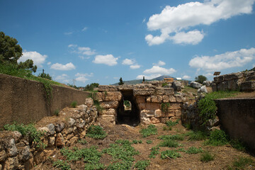 The ancient city of Eretria. West gate. Euboea, Greece.
