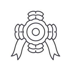 Bestseller concept icon, linear isolated illustration, thin line vector, web design sign, outline concept symbol with editable stroke on white background.