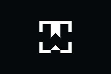 W logo letter design on luxury background. WW logo monogram initials letter concept. W icon logo design. WW elegant and Professional letter icon design on black background. W WW