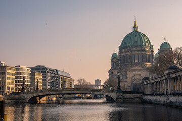 Fototapeta premium Beautiful view of Berlin cathedral, Berliner Dom