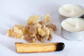 Incense, Candles and Palo Santo