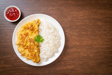 Omelet or Omelette with Rice