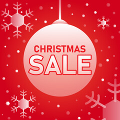 Christmas sale abstract background, Vector Banner for shop.	