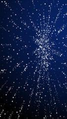 Amazing falling stars Christmas background. Subtle