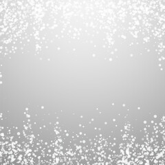 Amazing falling snow Christmas background. Subtle 