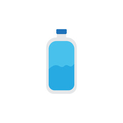Water bottle icon isolated on white background. Vector illustration