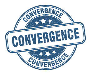 convergence stamp. convergence label. round grunge sign