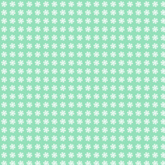 Fototapeta premium Seamless pattern white snowflake on green background. wallpaper for merry christmas and happy new year 2021.