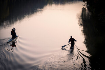 Canoeing at Dawn