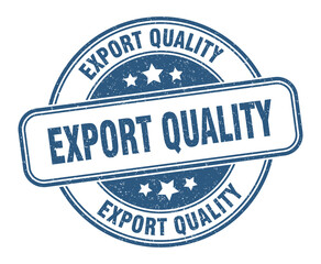 Fototapeta premium export quality stamp. export quality label. round grunge sign