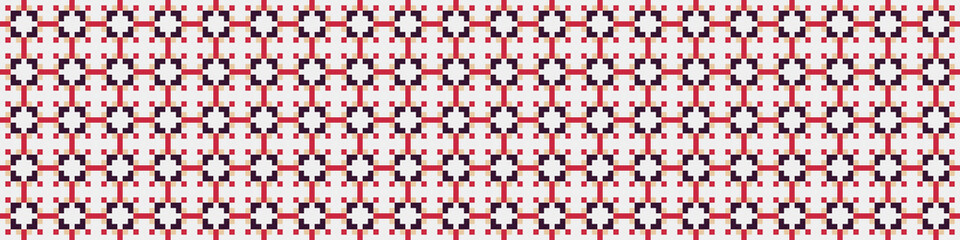 Abstract Cross Pattern Dots Logo generative computational art illustration