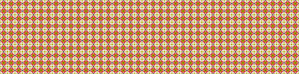 Abstract Cross Pattern Dots Logo generative computational art illustration