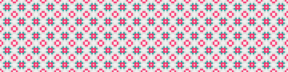 Abstract Cross Pattern Dots Logo generative computational art illustration