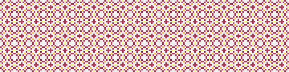 Abstract Cross Pattern Dots Logo generative computational art illustration
