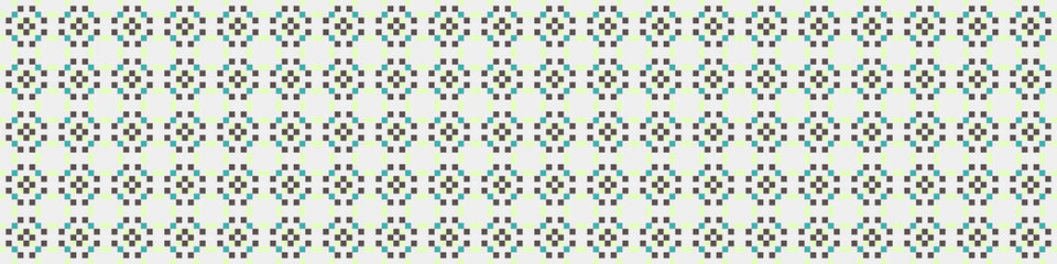 Fototapeta premium Abstract Cross Pattern Dots Logo generative computational art illustration