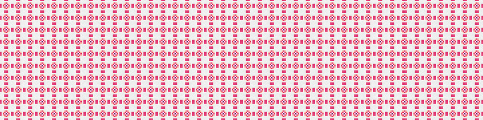 Fototapeta premium Abstract Cross Pattern Dots Logo generative computational art illustration