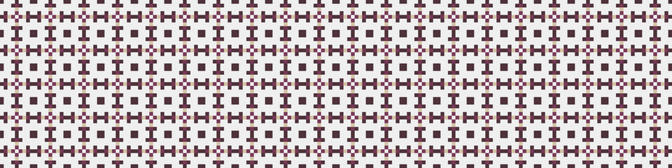 Fototapeta premium Abstract Cross Pattern Dots Logo generative computational art illustration