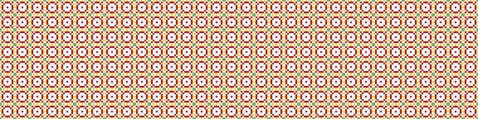 Abstract Cross Pattern Dots Logo generative computational art illustration