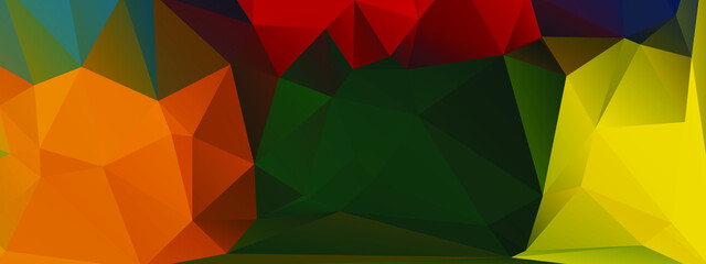 Abstract Color Polygon Background Design, Abstract Geometric Origami Style With Gradient. Presentation,Website, Backdrop, Cover,Banner,Pattern Template