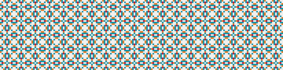Abstract Cross Pattern Dots Logo generative computational art illustration