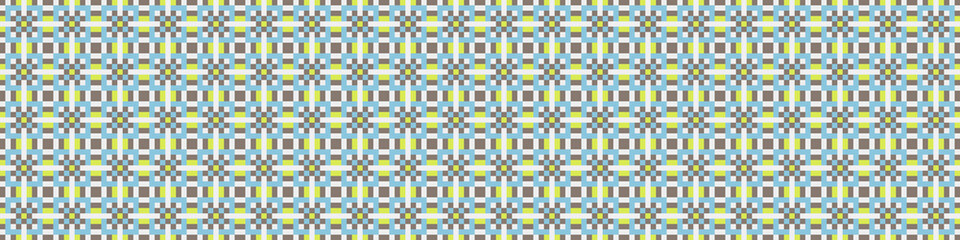 Abstract Cross Pattern Dots Logo generative computational art illustration