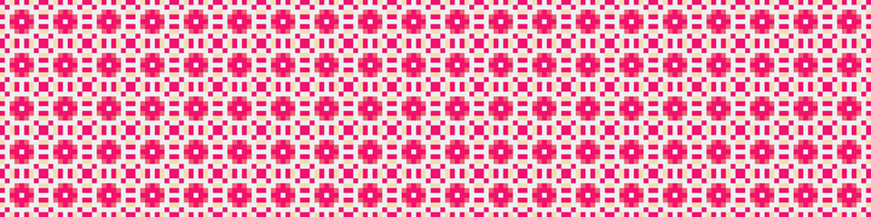 Fototapeta premium Abstract Cross Pattern Dots Logo generative computational art illustration