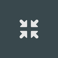 Obraz premium Restore Down - Tile Icon