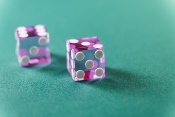 Casino purple dice